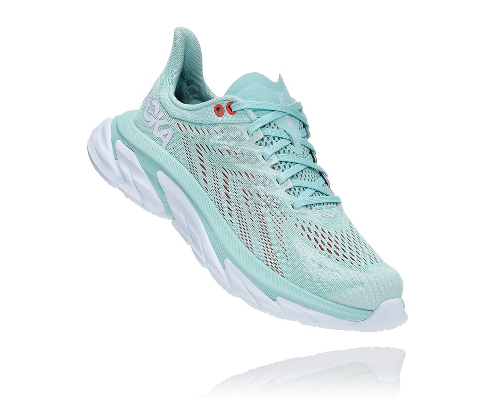 Hoka One One Clifton Edge Löparskor Dam Blå/Vita - SE-1563845